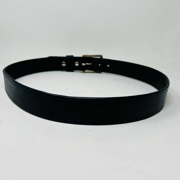 Sam Brown London Leather Belt Luxury Handmade Bespoke Thick Leather - 32 - Picture 4 of 5